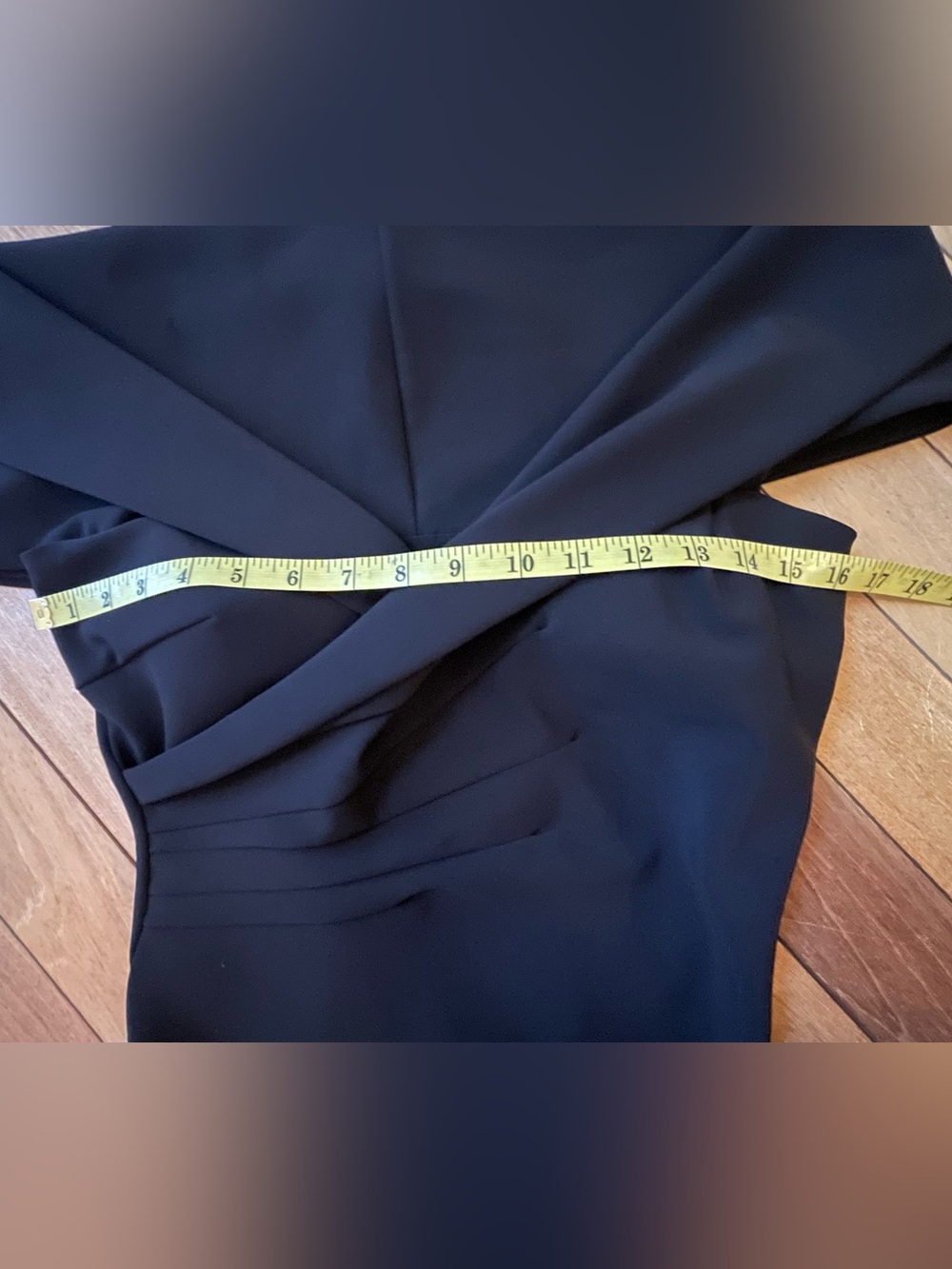 Chiara Boni La Petite Robe Black Off Shoulder Fishtail Gown Sz 42 Wedding Formal - Picture 14 of 16